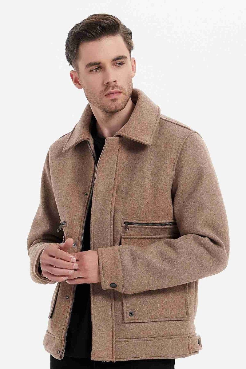 Veste feutrée col feutrée MARIUS