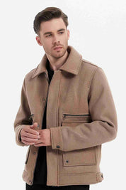 Veste feutrée col feutrée MARIUS