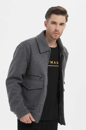 Veste feutrée col feutrée MARIUS