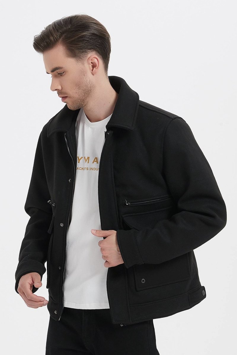 Veste feutrée col feutrée MARIUS