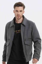 Veste feutrée col feutrée MARIUS