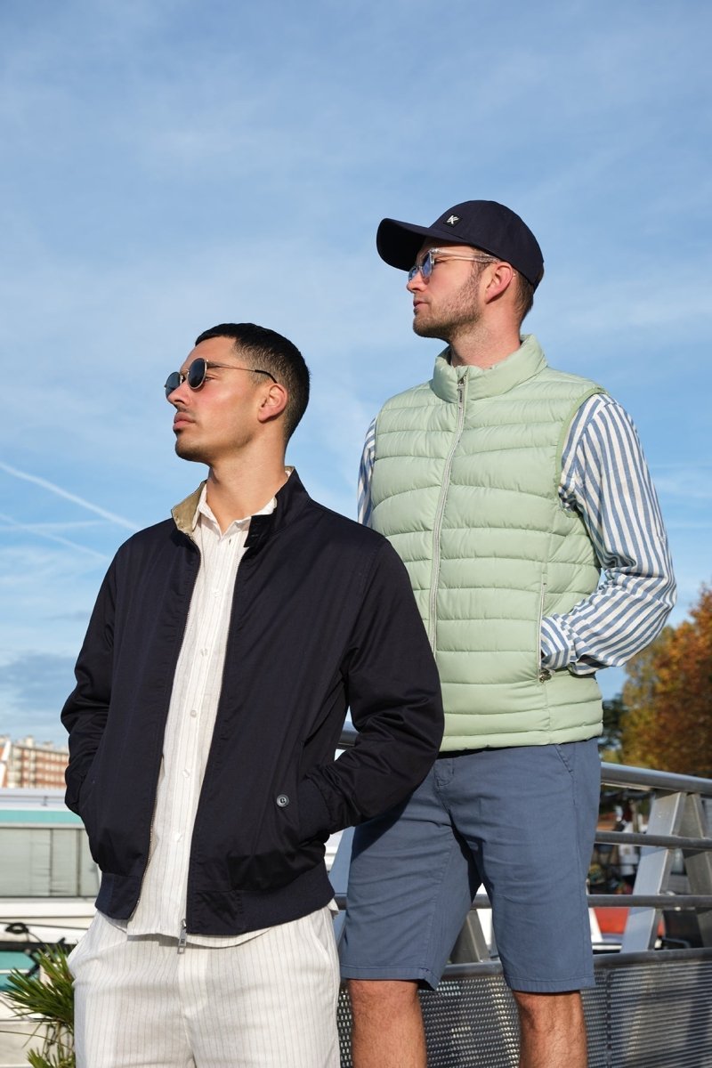 Tendances Printemps-Été 2026 : vestes légères, coupe-vents et doudounes homme Kymaxx - KYMAXX
