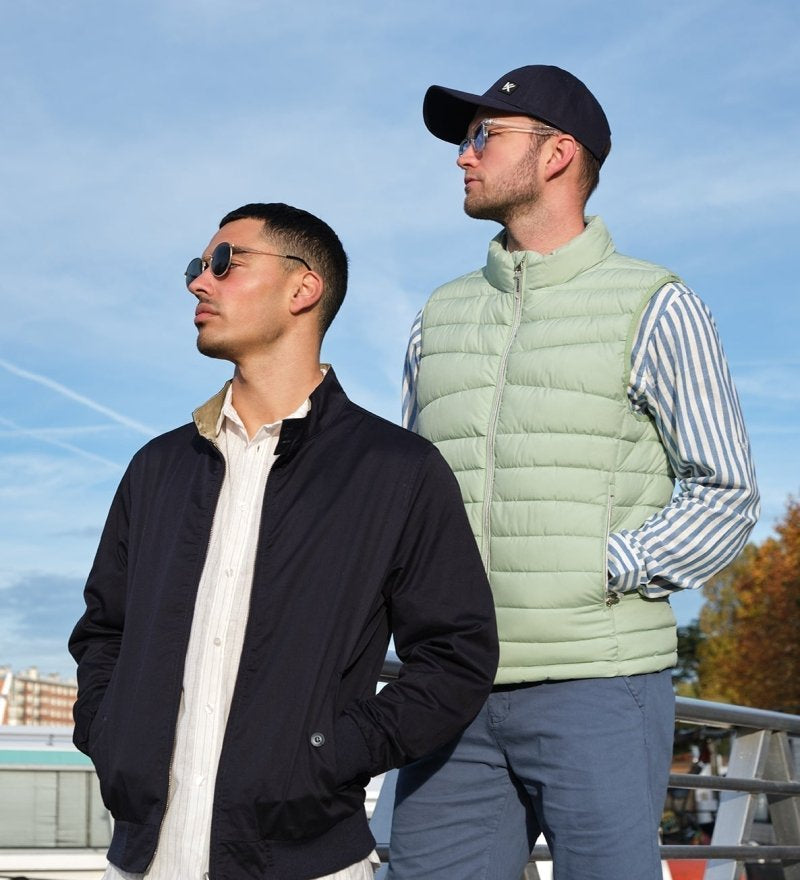 Tendances Printemps-Été 2026 : vestes légères, coupe-vents et doudounes homme Kymaxx - KYMAXX