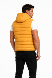 Doudoune sans manches jaune MAXIME