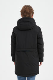 Doudoune avec doublure polaire noir JONNY JR
