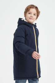 Doudoune avec doublure polaire bleu JONNY JR
