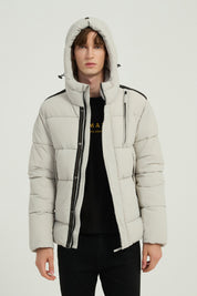 Doudoune matelassée homme gris clair JOACHIM
