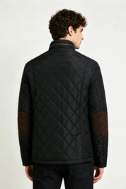 Blouson matelassé noir homme à poches ALPHONSE