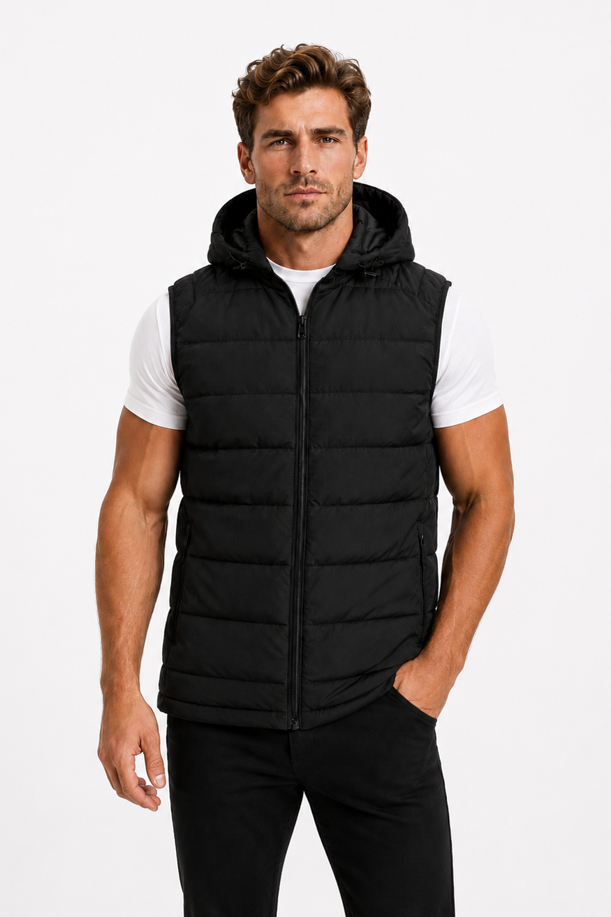 Doudoune sans manches noir homme CHALTON