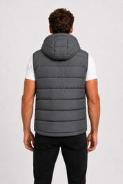 Doudoune sans manches gris foncé homme CHALTON
