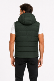 Doudoune sans manches vert foncé homme CHALTON