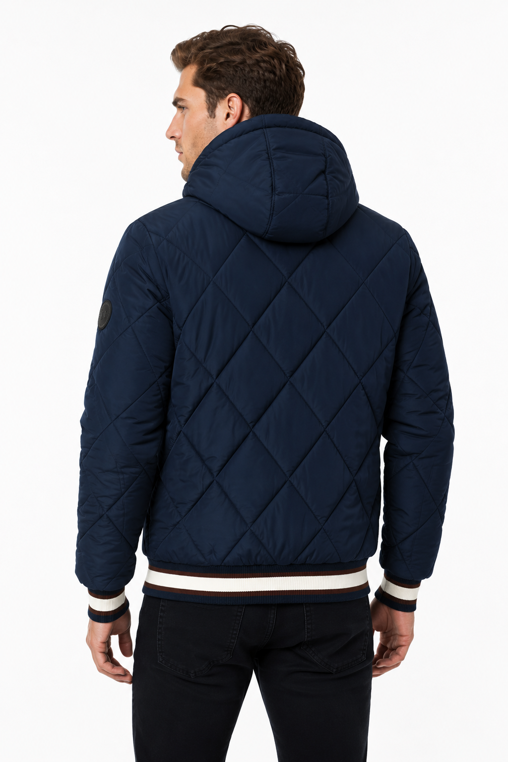 Doudoune matelassée bleu foncé CROSS