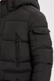 Doudoune noir homme à capuche GÉRARD
