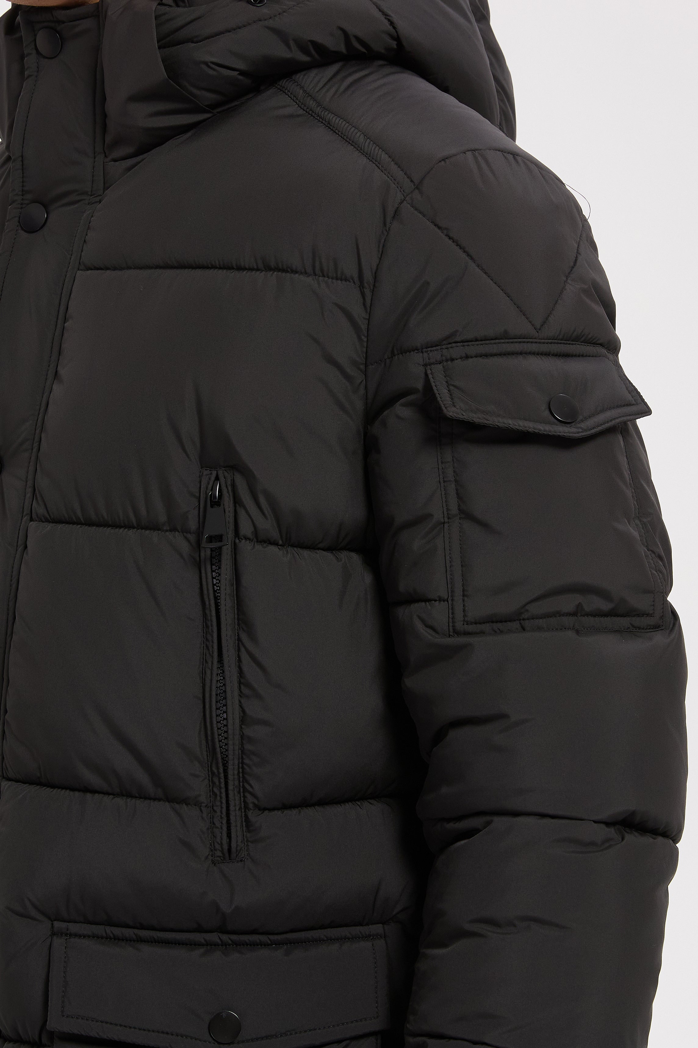 Doudoune noir homme à capuche GÉRARD