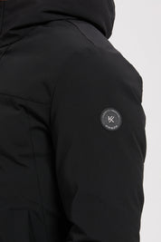 Parka noir homme à capuche GILBERT