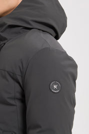 Parka gris homme à capuche GILBERT