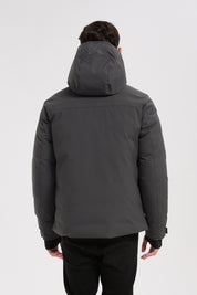 Parka gris homme à capuche GILBERT