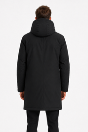 Parka longue noir LAUNAY