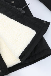 Parka longue noir LAUNAY