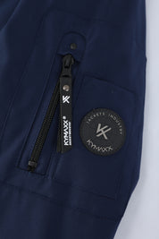 Parka longue bleu marine LAUNAY