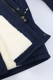 Parka longue bleu marine LAUNAY