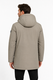Parka longue beige doublée sherpa JOHNSTON