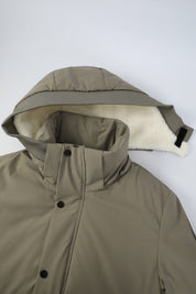 Parka longue beige doublée sherpa JOHNSTON