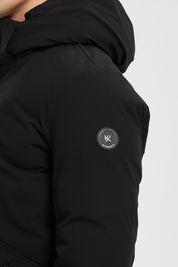 Parka longue noir homme à capuche HUGUES