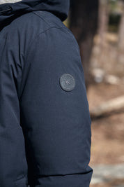 Parka bleu foncé homme doublée sherpa LOÏC