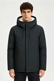 Parka gris foncé homme doublée sherpa LOÏC