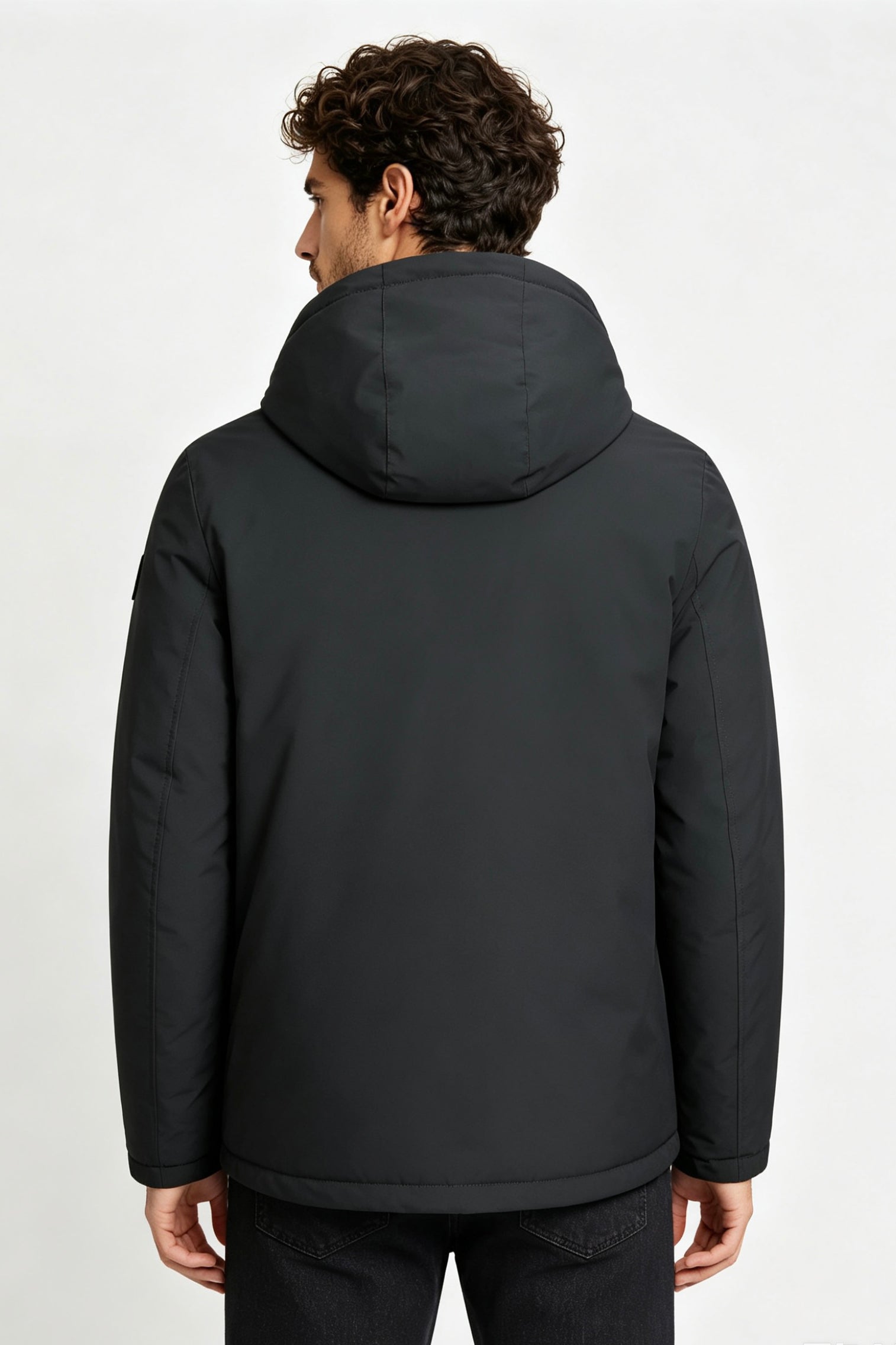 Parka gris foncé homme doublée sherpa LOÏC