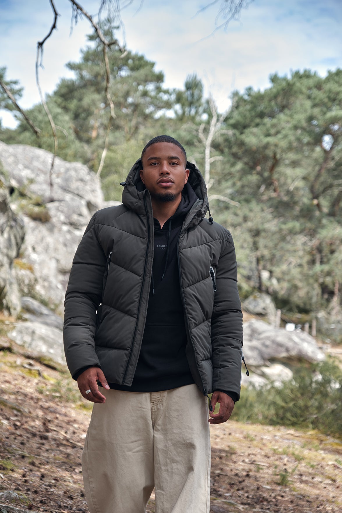 Doudoune vert foncé homme ROBERTSON