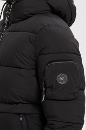 Doudoune noir homme à capuche CHARLES