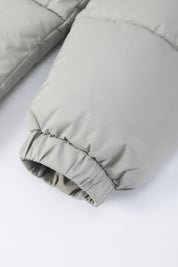 Doudoune matelassée gris clair DELVAUX