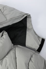 Doudoune matelassée gris clair DELVAUX
