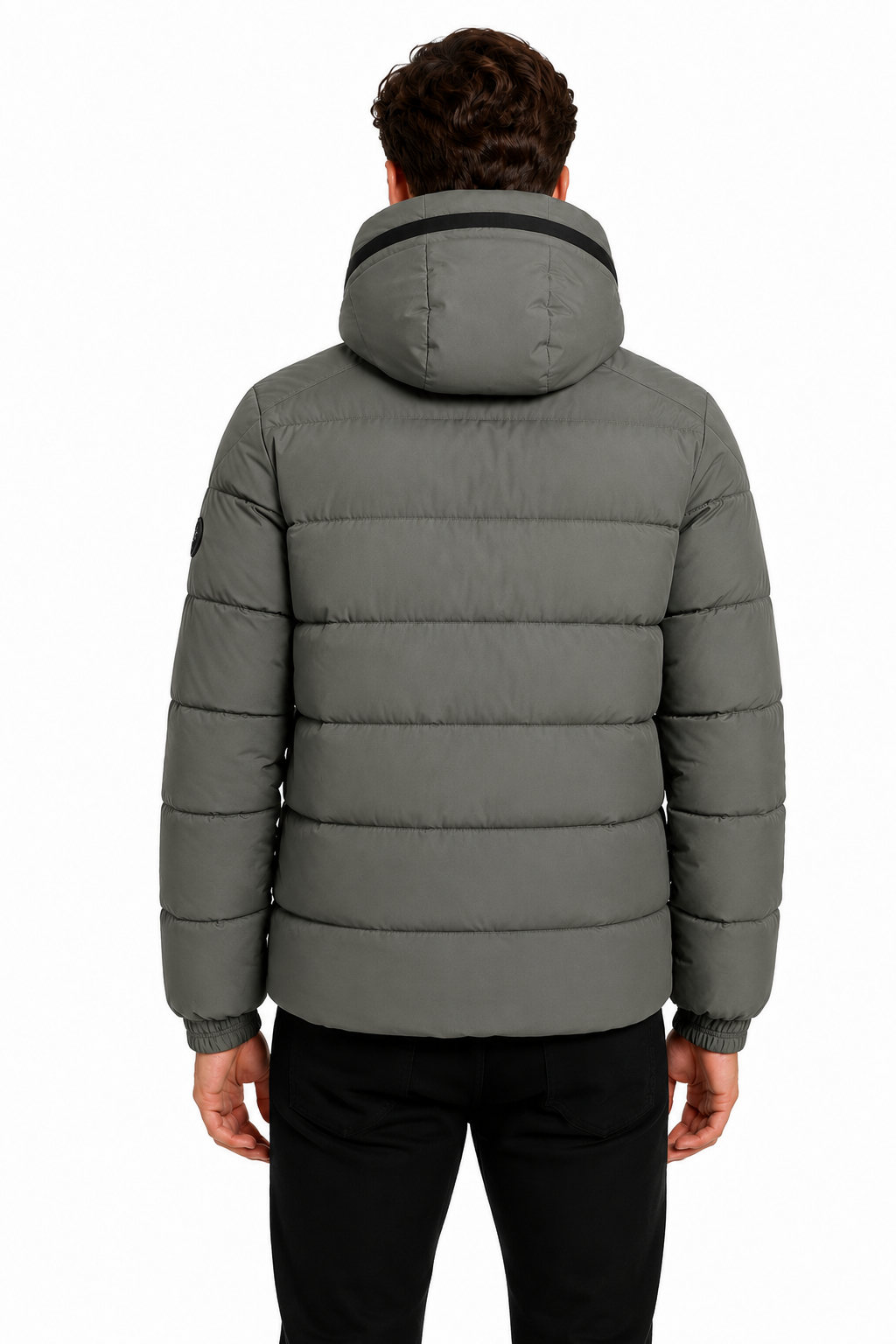 Doudoune vert homme à capuche HANCOCK