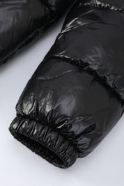 Doudoune brillante noire PIRLOT