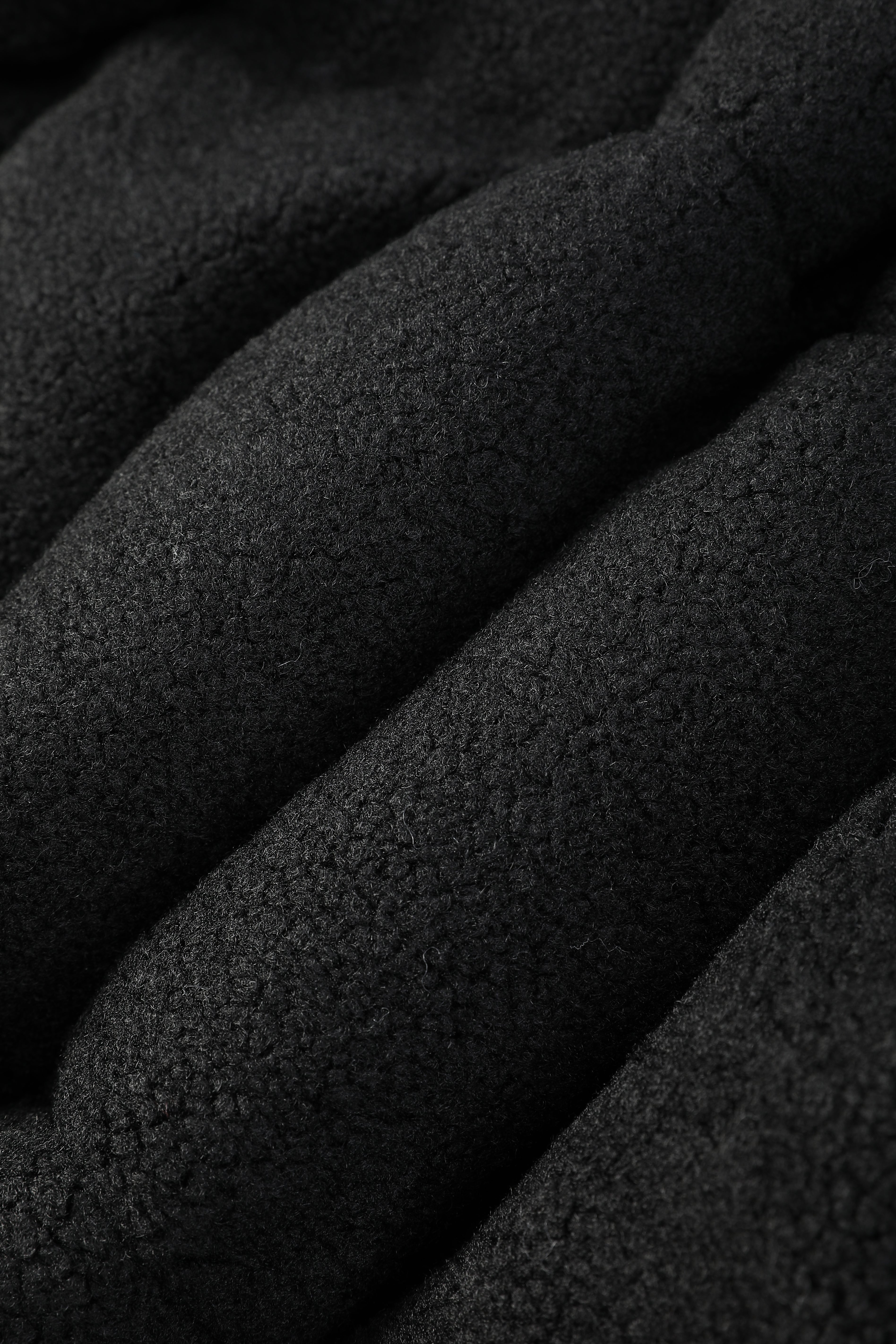 Doudoune matelassée effet sherpa noire HERMAN
