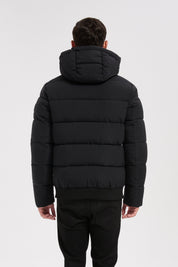 Doudoune noir homme à capuche MARC