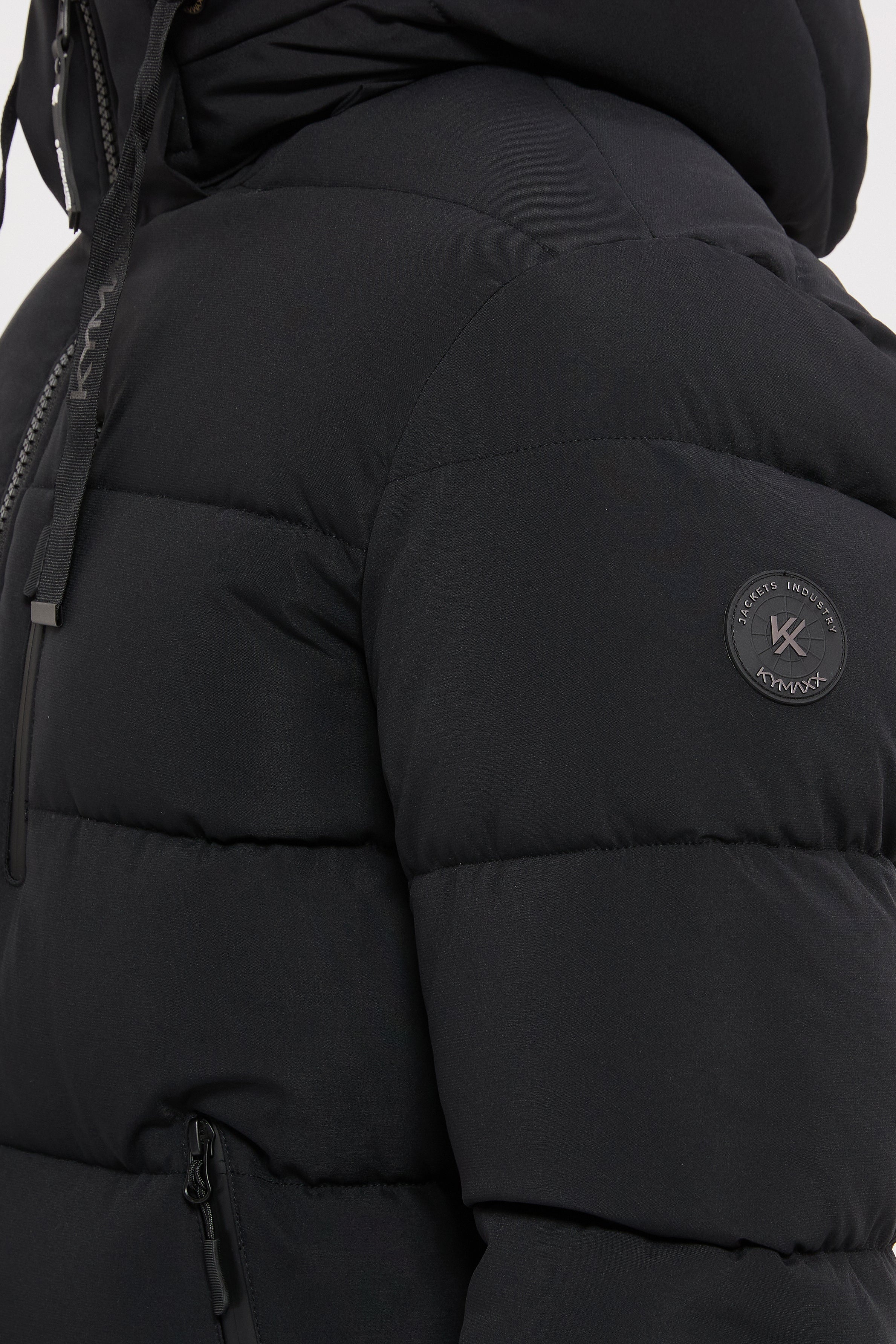 Doudoune noir homme à capuche MARC