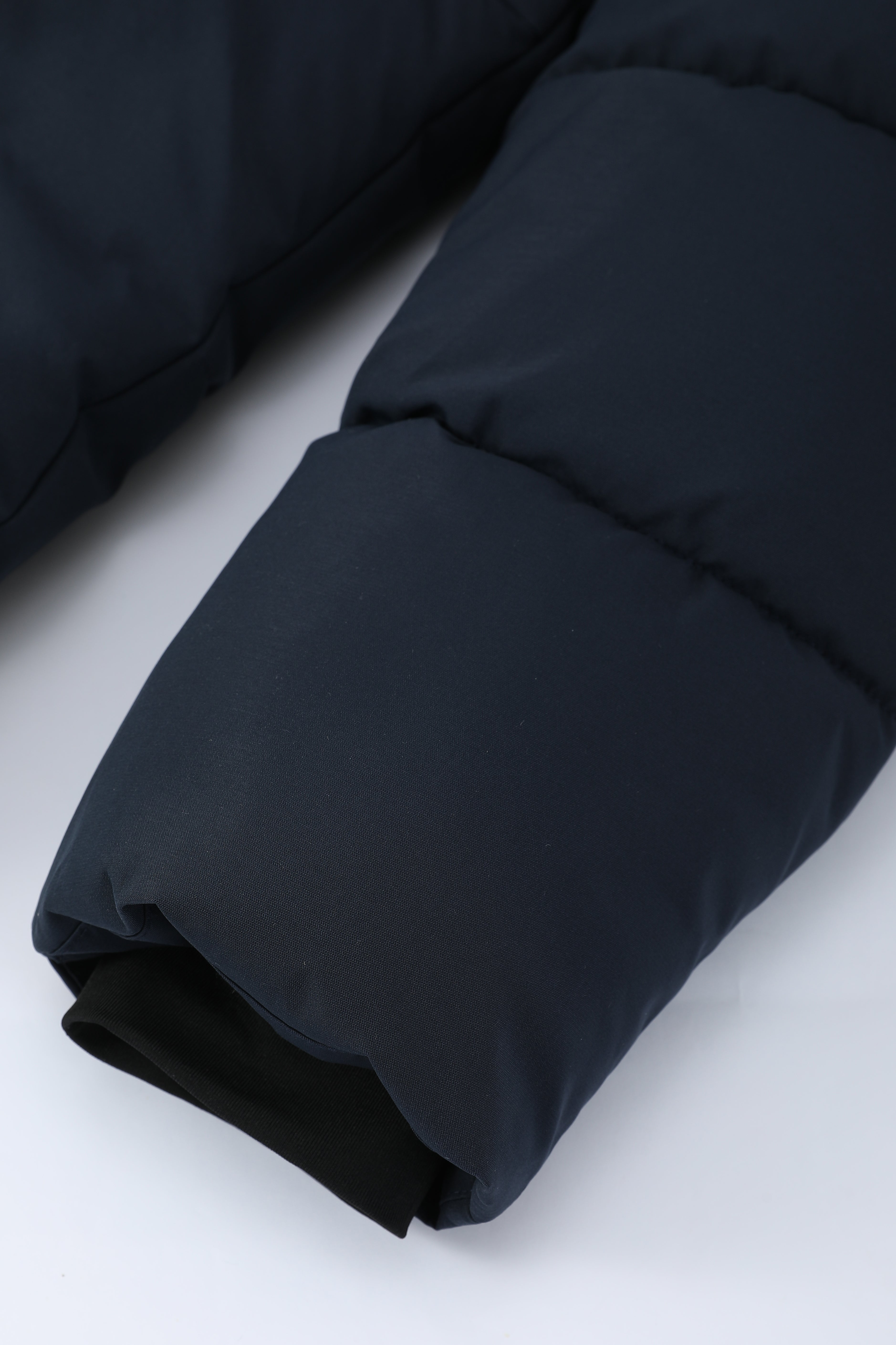 Doudoune longue bleu foncé matelassée SMART