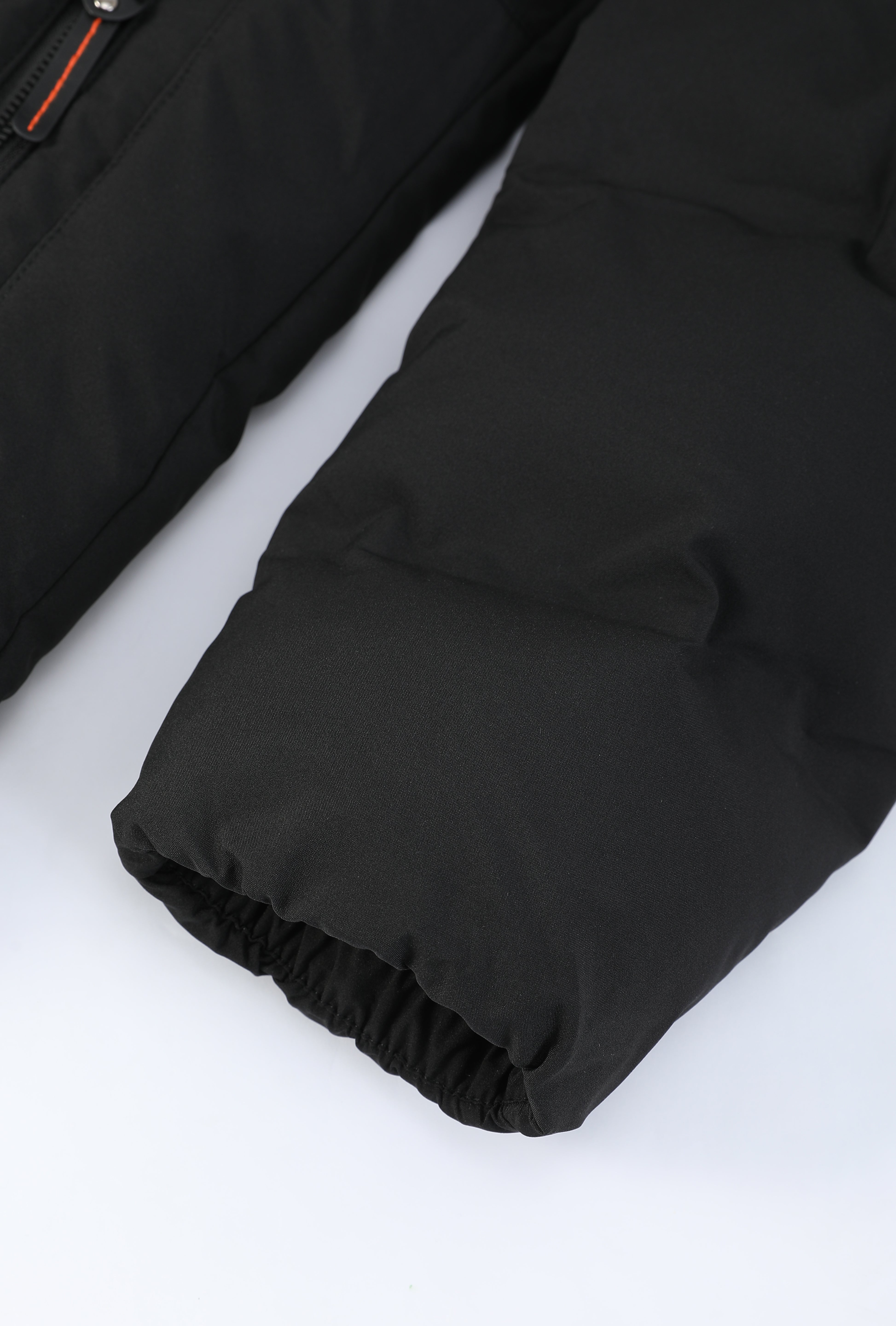 Doudoune matelassée noir à capuche MASSON