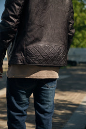 Blouson noir homme similicuir BENTLEY