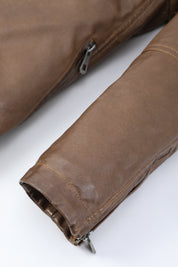 Blouson café homme similicuir BENTLEY