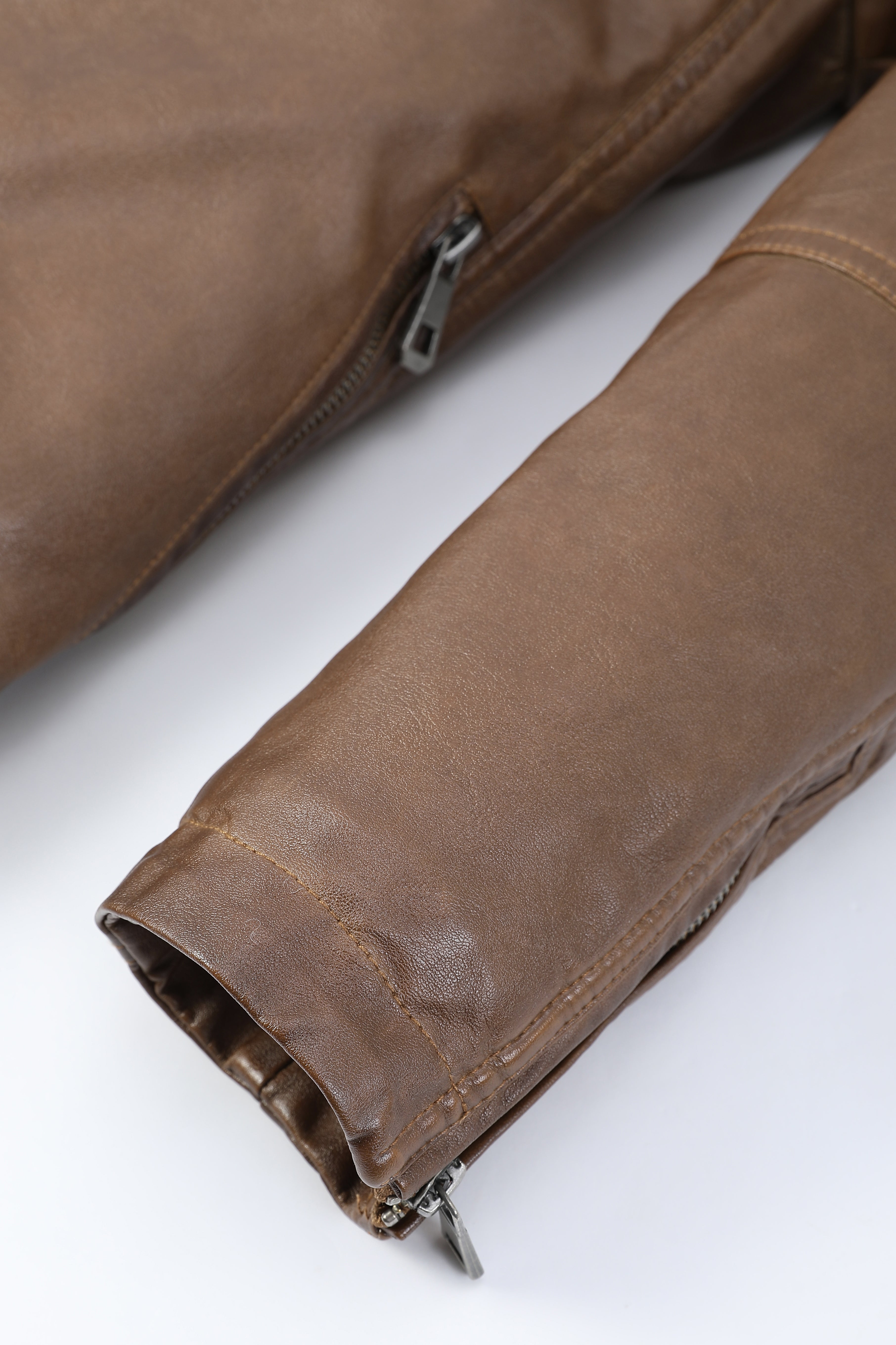 Blouson café homme similicuir BENTLEY