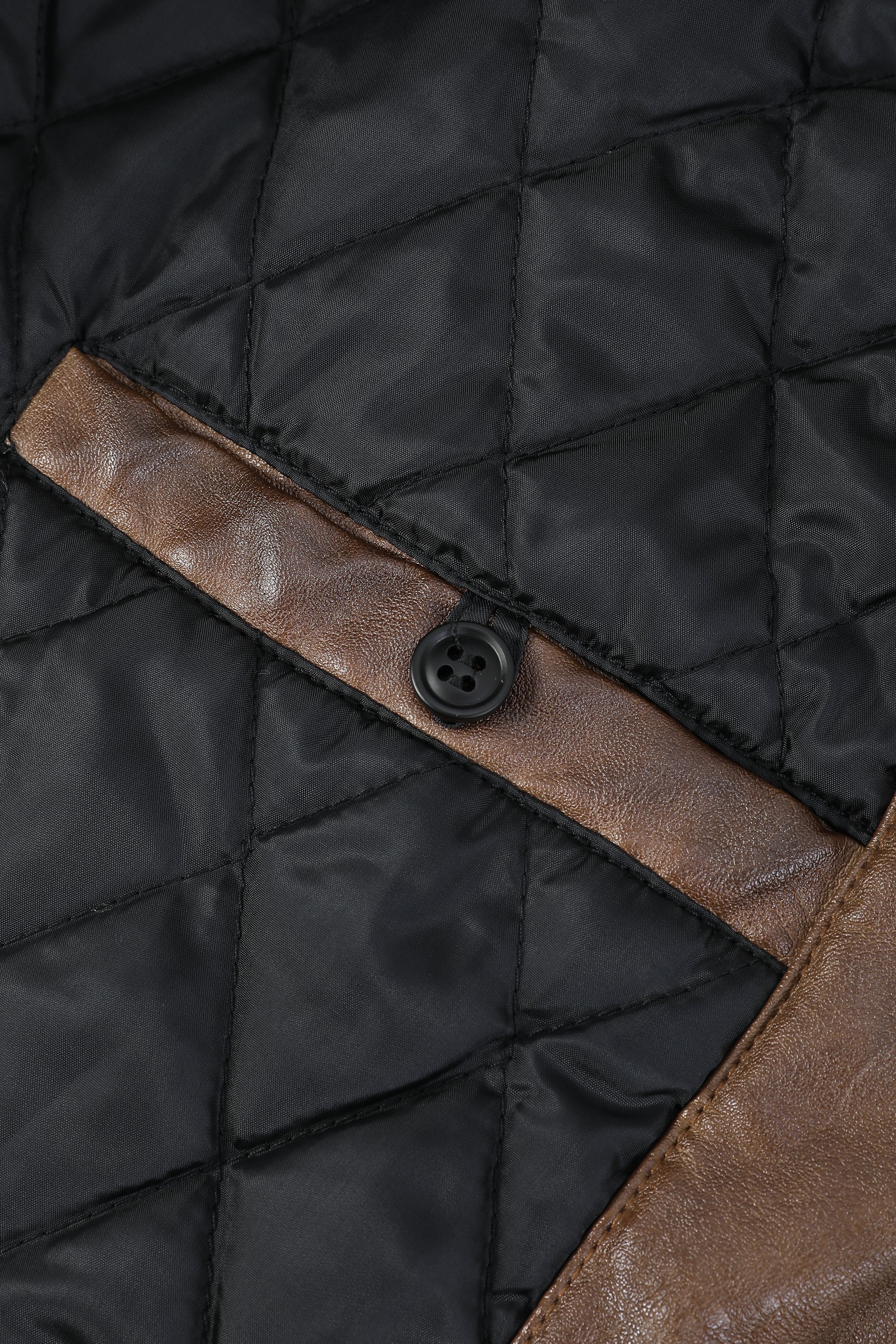 Blouson café homme similicuir BENTLEY
