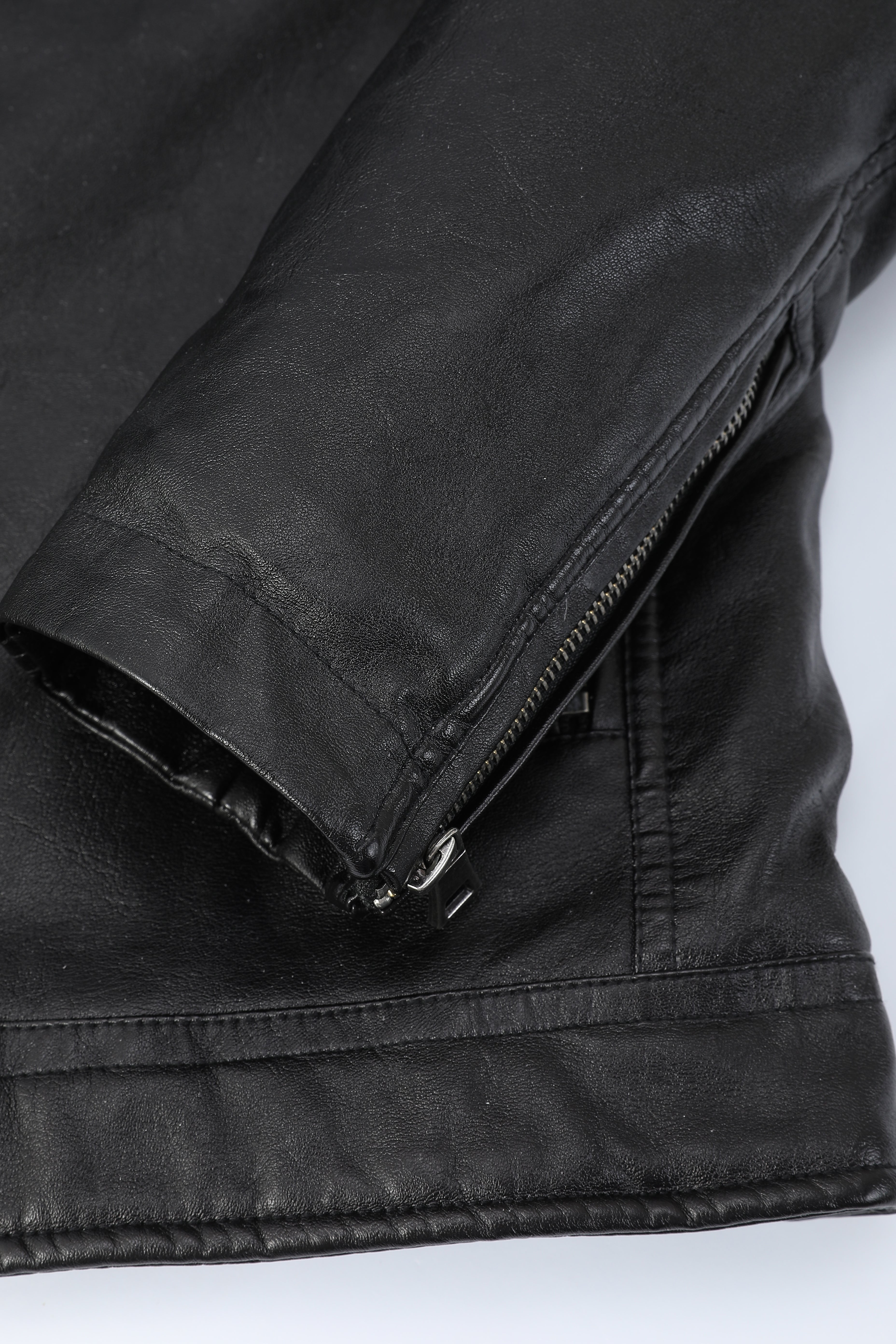 Blouson noir homme similicuir BENTLEY