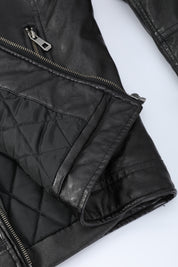Blouson noir homme similicuir BENTLEY