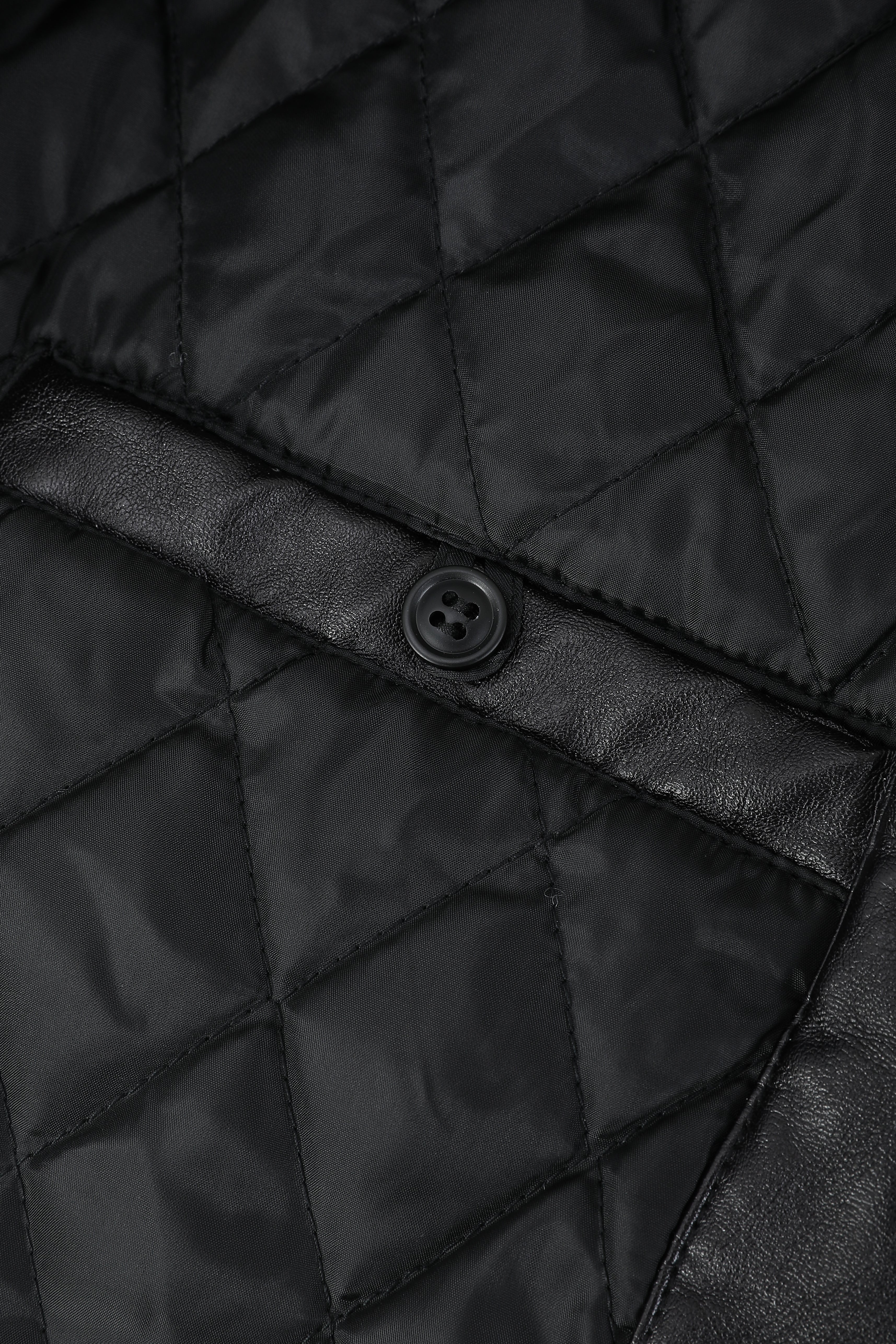 Blouson noir homme similicuir BENTLEY