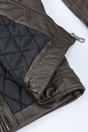 Blouson marron homme similicuir BENTLEY